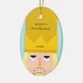 Nutcracker Ornament Baby's eerste Kerstmis (Links)