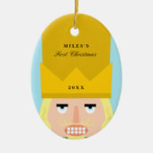 Nutcracker Ornament Baby's eerste Kerstmis (Voorkant)