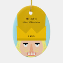 Nutcracker Ornament Baby's eerste Kerstmis