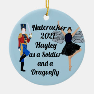 Nutcracker Ornament-Soldier en Dragonfly-keramiek Keramisch Ornament