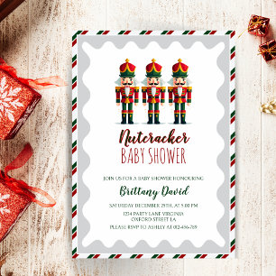 Nutcracker Party Baby shower de Noël Invitation