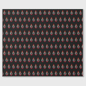 Nutcracker Patroon Cadeaupapier (Vlak)