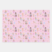 Nutcracker Patroon Inpakpapier Vel (Voorkant 2)