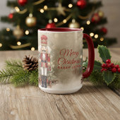 Nutcracker Personnalisé Joyeux café de Noël Mug