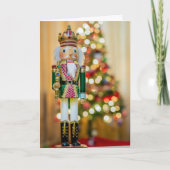 Nutcracker Personnaliser la carte de Noël de texte (Devant)