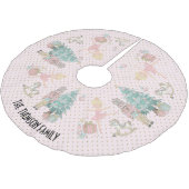 Nutcracker Photo Christmas Cute Ballerina Kerstboom Rok (Gekanteld)