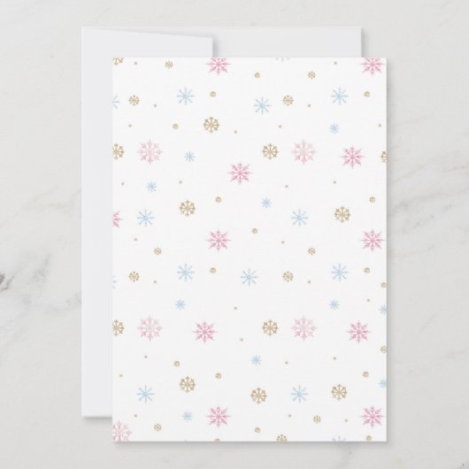 Nutcracker Pink Fairy Anniversaire Fête Invitation (Dos)