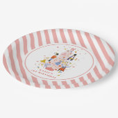 Nutcracker Pink kerstboom Birthday Papieren Bordje (Gekanteld)