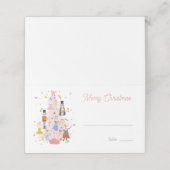 Nutcracker Pink-kerstboomfeestdag (Buitenkant ongevouwen)