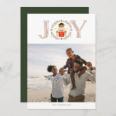 Nutcracker Prince Cartes photos de vacances (Devant / Derrière)