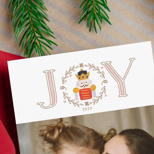 Nutcracker Prince Holiday Carte photo