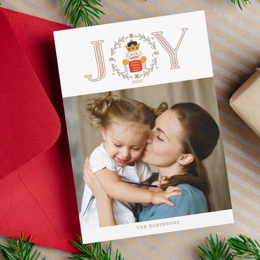 Nutcracker Prince Holiday Carte photo