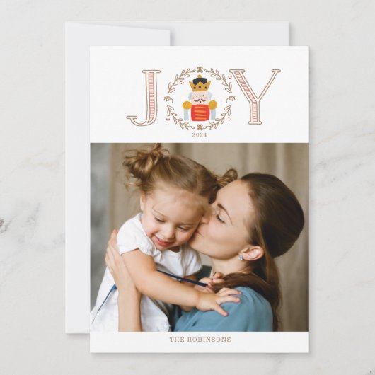 Nutcracker Prince Holiday Carte photo (Devant)