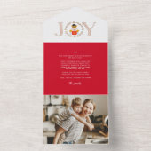 Nutcracker Prince Holiday Photo Triple Cartes (À l'intérieur)