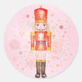 Nutcracker Ronde Sticker (Voorkant)
