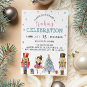 Nutcracker rose Anniversaire de fête Invitation