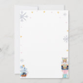 Nutcracker rose Anniversaire de fête Invitation (Dos)