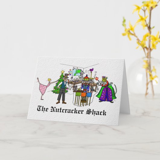 Nutcracker Sham Radio Carte de Noël (Fleur jaune)