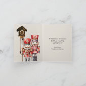 Nutcracker Soldaten Prettige Feestdagen Koekoekskl (Binnen)