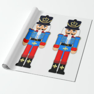 Nutcracker Soldier Matte Wrapping Paper, 30 x 6' Cadeaupapier