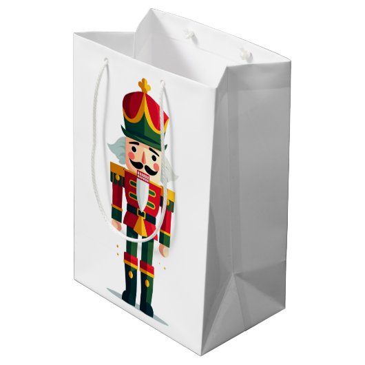Nutcracker Soldier Medium Cadeauzakje (Achterkant Gekanteld)