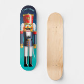 Nutcracker Speelgoed Soldier in blauw uniform Skateboard (Voorkant)