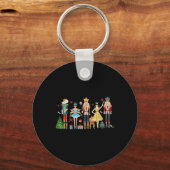 Nutcracker Squad Ballet Dance Kerstmis Matking F Sleutelhanger (Voorkant)