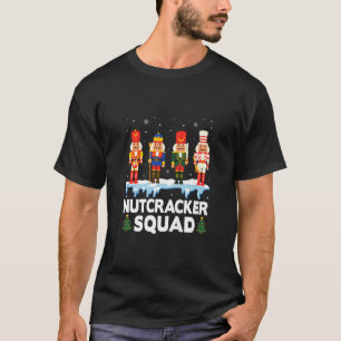 Nutcracker Squad Ballet Dance Matching Family Chri T-shirt
