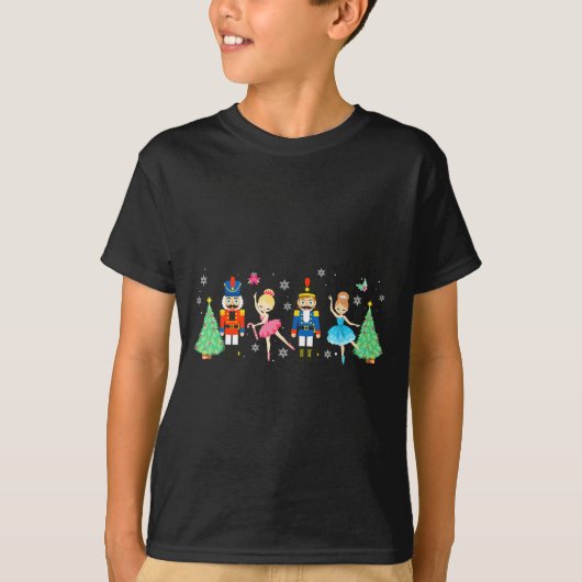 Nutcracker Squad Ballet Dance Merry Christmas Wome T-shirt (Voorkant)