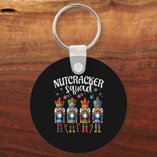 Nutcracker Squad Pajama Merry Christmas Toddler Bo Sleutelhanger (Voorkant)