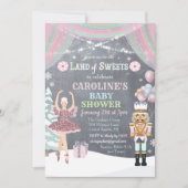 Nutcracker Sugar Plum Baby shower Invitation (Devant)