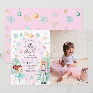 Nutcracker Sugar Plum Fairy Kerstmis Kaart
