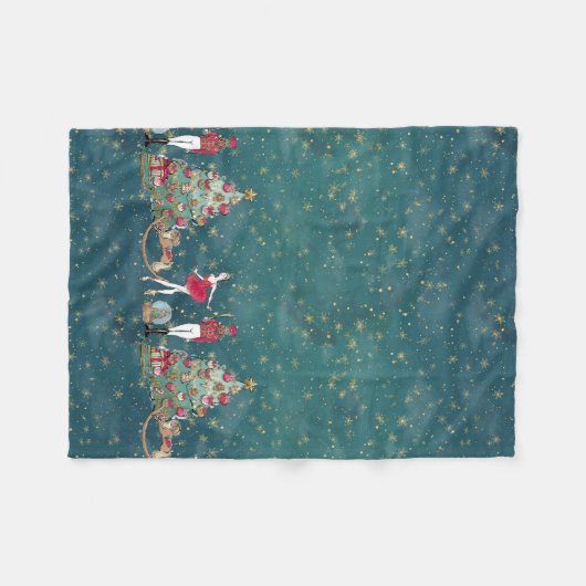 Nutcracker Suite Ballerina Fairy Soldier Fleece (Voorkant (Horizontaal))