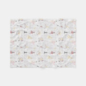 Nutcracker Suite Ballerina Fairy Soldier Fleece Deken (Voorkant (Horizontaal))