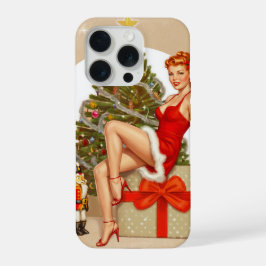 Nutcracker Sweet Retro Pinup Christmas iPhone Case 15 Pro Hoesje