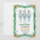 Nutcracker theme party invitation kaart (Voorkant / Achterkant)