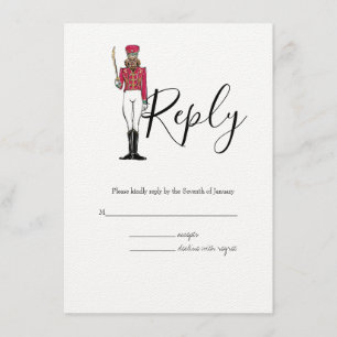 Nutcracker ThMED RSVP Wedding Informatiekaartje