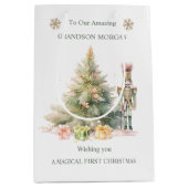 Nutcracker Tree Baby 1st Christmas Cadeau Sac (Devant)