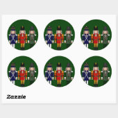 Nutcracker Trio, STICKERS VERT-ROND (Feuille)