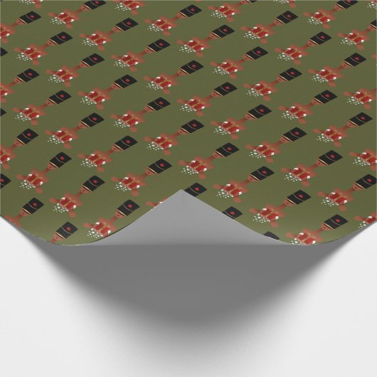 Nutcracker Vacances Cadeau Noël Papier d'enveloppe (Coin)