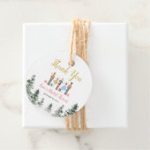 Nutcracker Vakantie Bruidsfeest Bedankjes Labels (In situ)