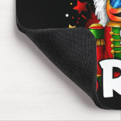 Nutcracker What's Crackin Bruh Funny Christmas Men Muismat (Hoek)