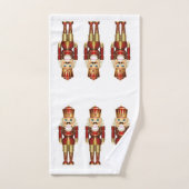 Nutcrackers Amusants Noël Jeu de bain de vacances (Serviette à main)