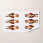 Nutcrackers Amusants Noël Jeu de bain de vacances (Serviette à main)