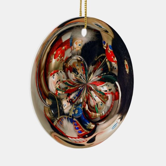 Nutcrackers Ball Keramisch Ornament (Rechts)