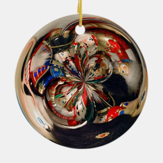 Nutcrackers Ball Keramisch Ornament (Achterkant)