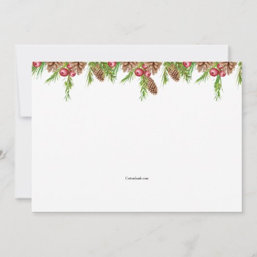 Nutcrackers Invitations Fête de Vacances (Dos)