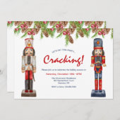 Nutcrackers Invitations Fête de Vacances (Devant / Derrière)