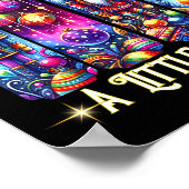 Nutcrackers Merry, Bright And A Little Nutty Funny Poster (Hoek)