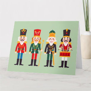 Nutcrackers Napkins Large Gift Bag Kaart